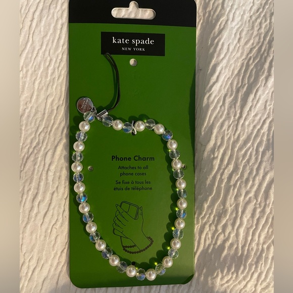 kate spade Accessories - Kate Spade beaded phone charm. NWOT.